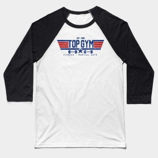 Top Gym Distressed Baseball T-Shirt